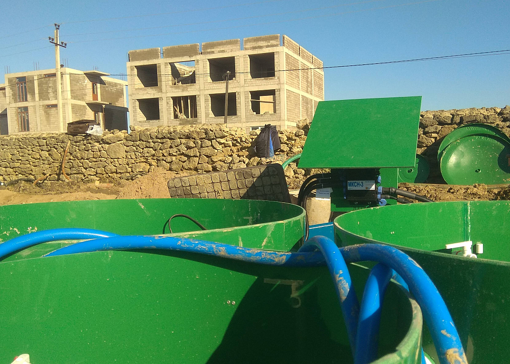 Хозяйственно-бытовой сток - 20 м3 в сутки, инфекционная больница, р. Дагестан, г. Избербаш