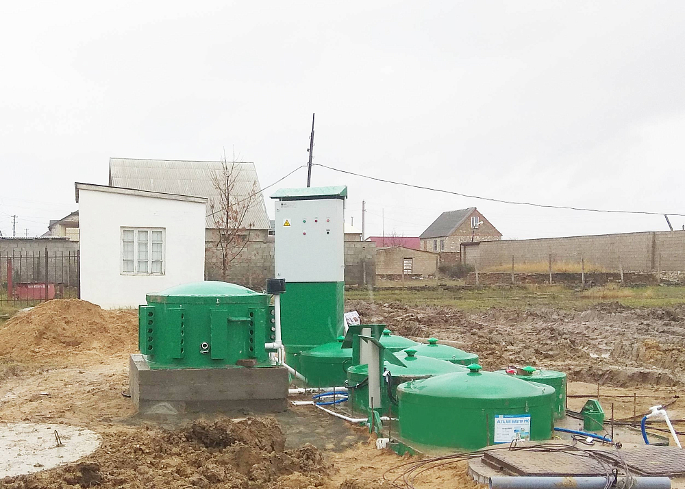 Хозяйственно-бытовой сток - 20 м3 в сутки, инфекционная больница, р. Дагестан, г. Избербаш